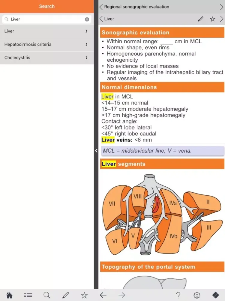 Captures d'écran de Abdominal ultrasound pocketcards iPad 