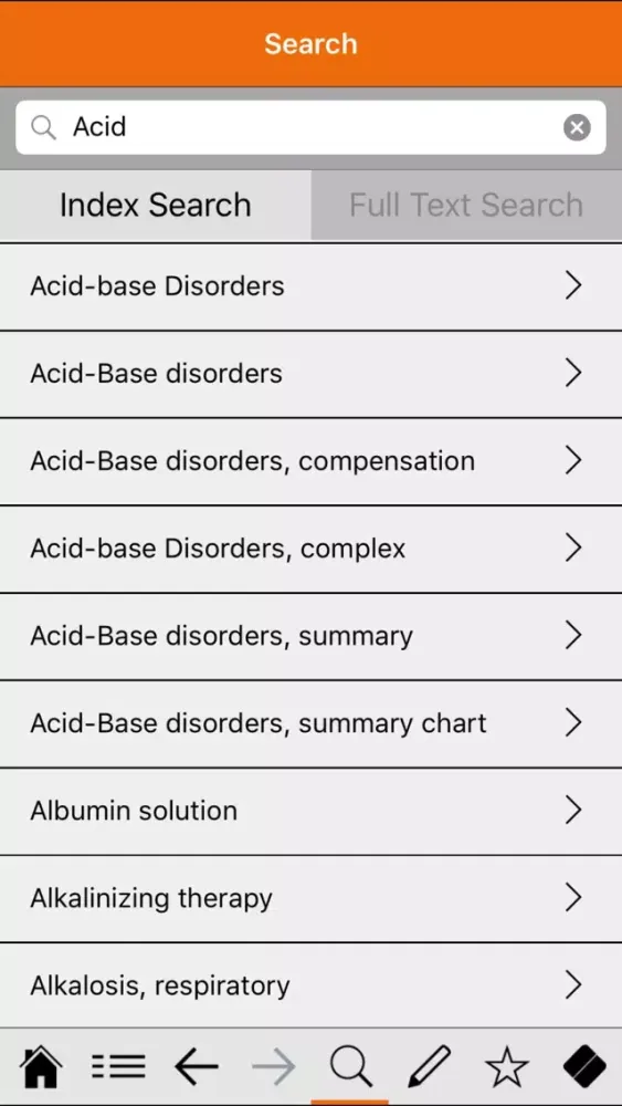 ภาพหน้าจอของ Acid Base Electrolytes pocket