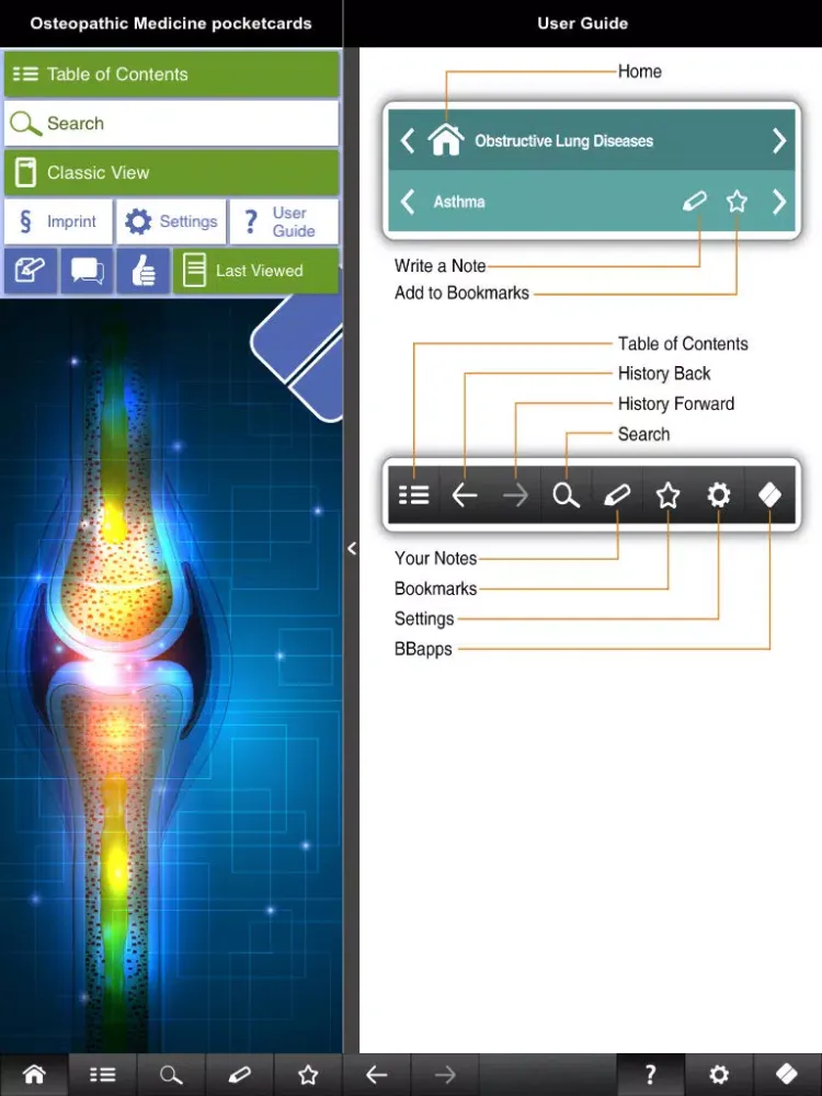 Osteopathic Medicine pocketcards iPad 應用截圖