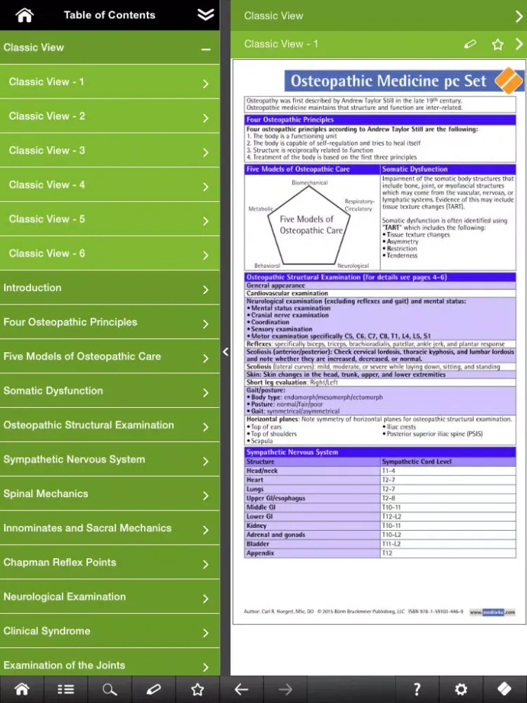 Osteopathic Medicine pocketcards iPad 應用截圖