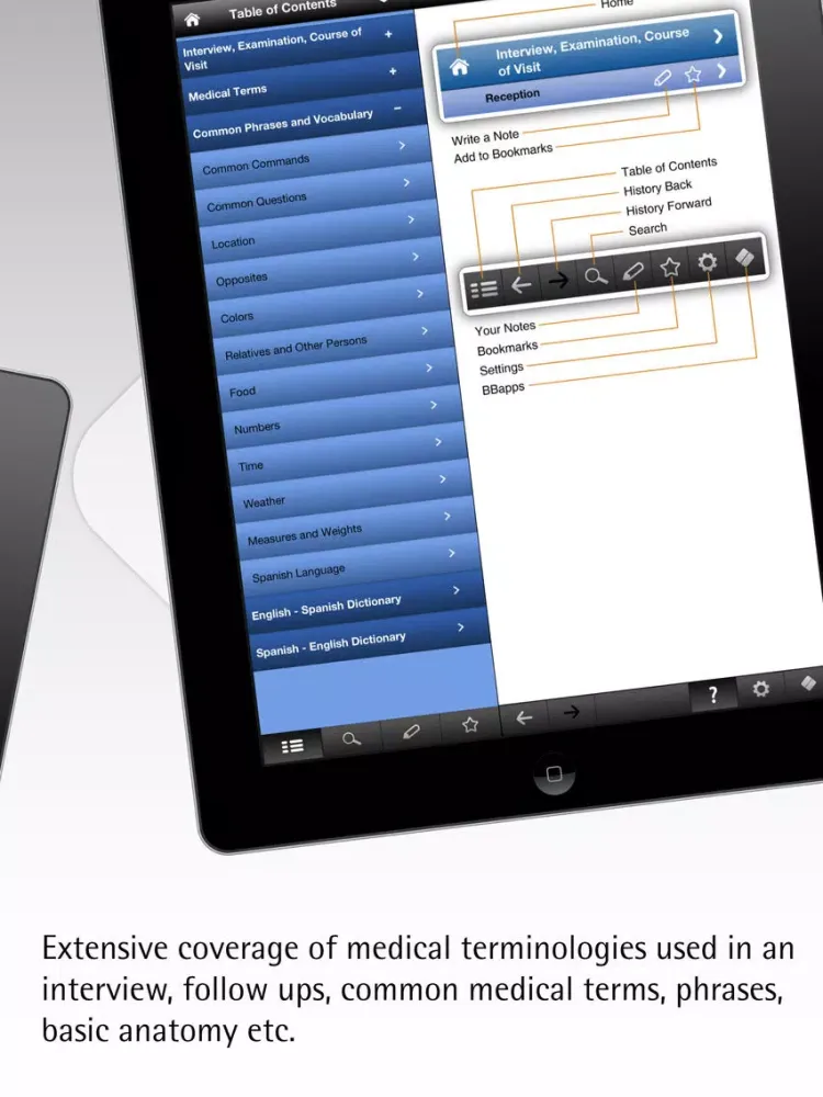 Medical Spanish pocket iPad  Ekran Görüntüleri