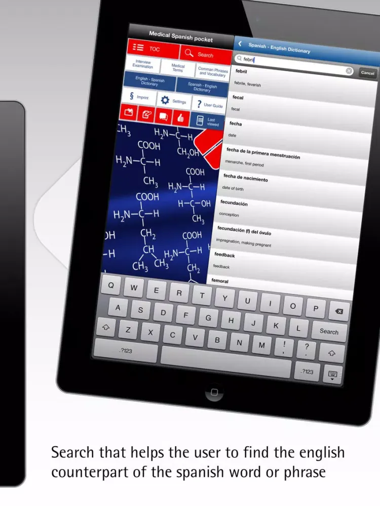 Medical Spanish pocket iPad  Ekran Görüntüleri