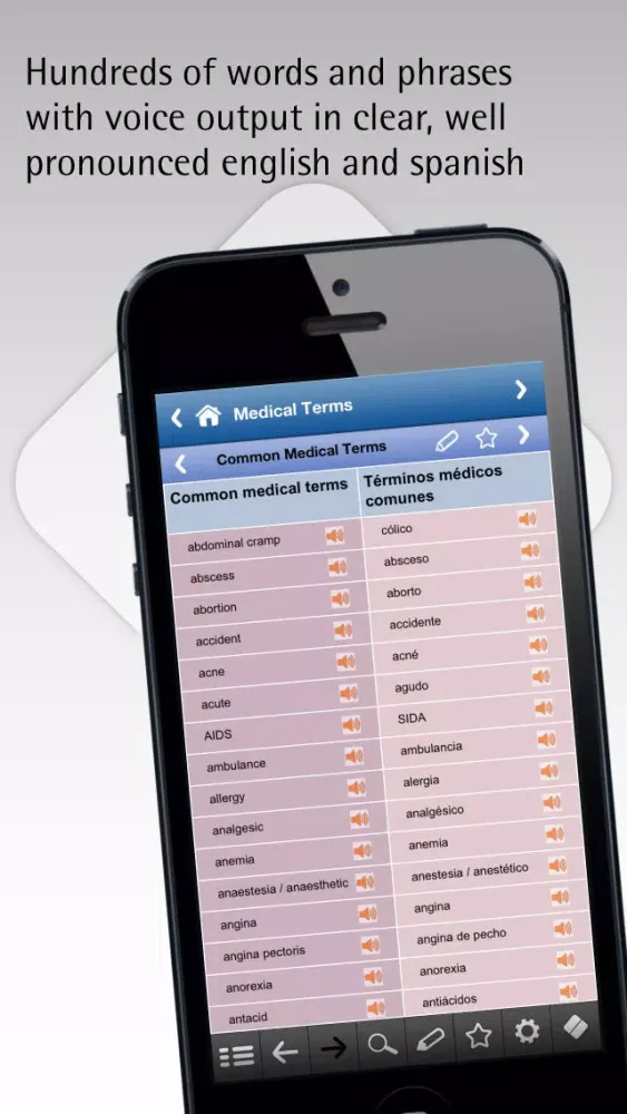 Medical Spanish pocket Ekran Görüntüleri