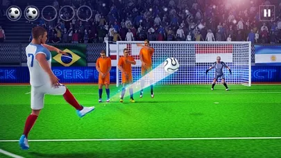 Capturas de tela do Hot Soccer FreeKick Asia 3D