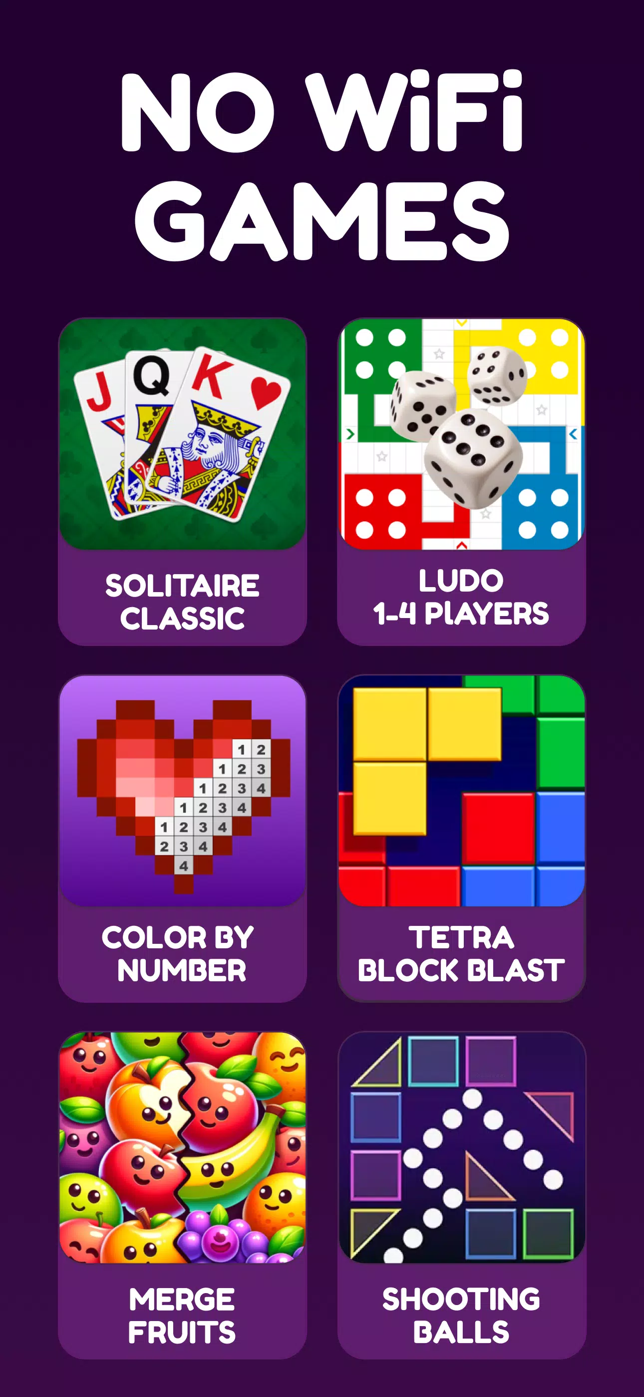 100+ Offline Games No WiFi Fun的应用截图3