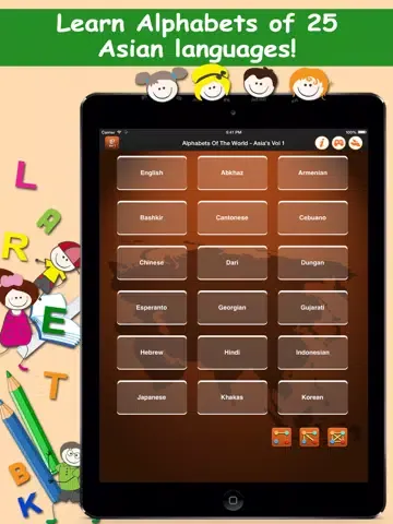 Скриншоты LingoDiction: Alphabet Flashcard Games, Phonics & Pronunciation (Japanese,Chinese,Hindi,Korean,Malay & more) iPad 