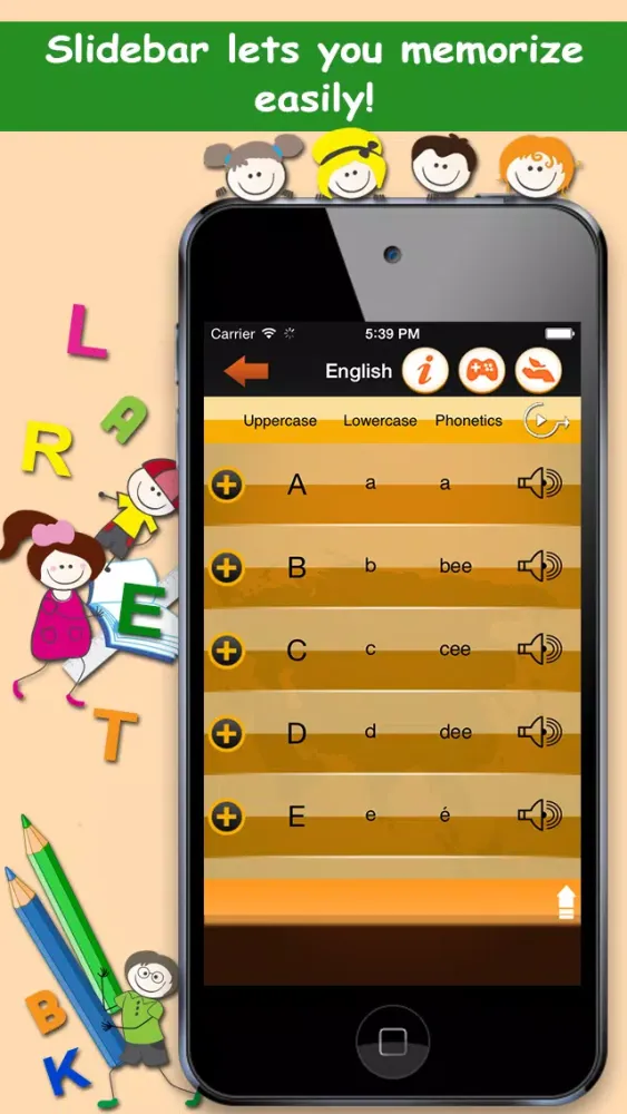 Скриншоты LingoDiction: Alphabet Flashcard Games, Phonics & Pronunciation (Japanese,Chinese,Hindi,Korean,Malay & more)