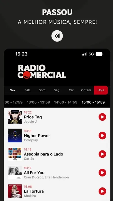 Radio Comercial 스크린샷