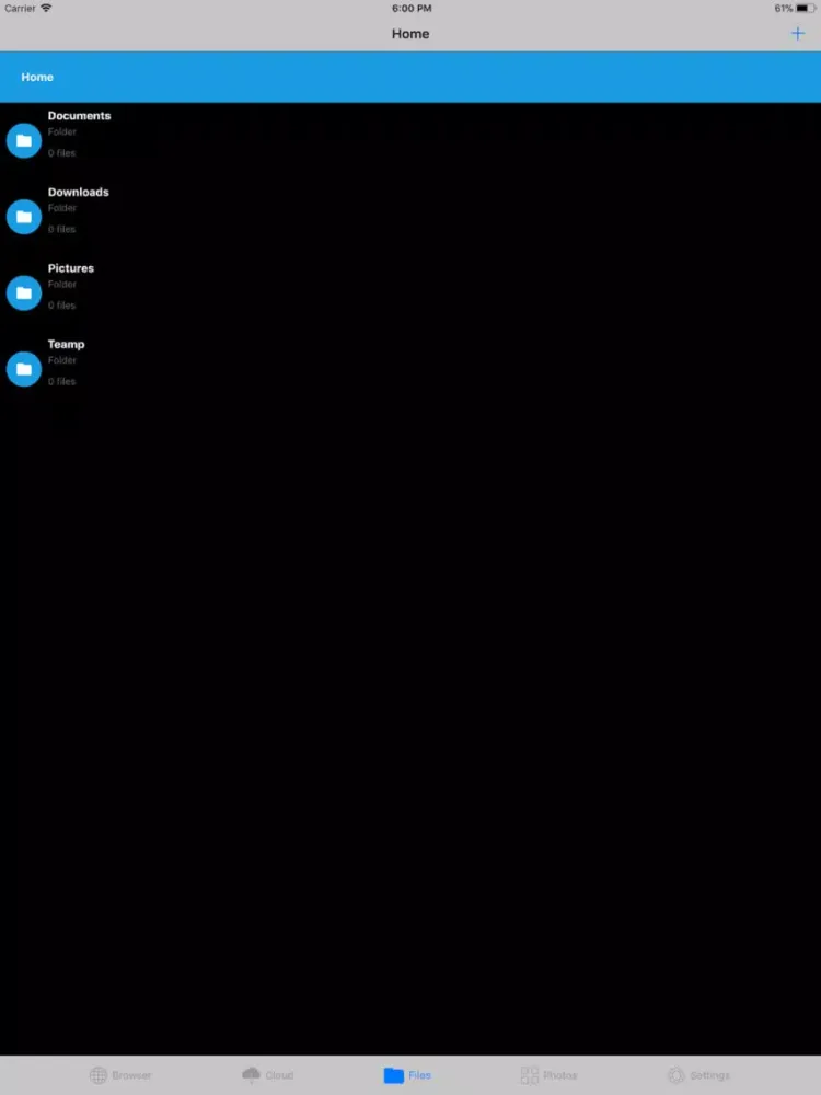 Browser and iFile Manager iPad  স্ক্রিনশট