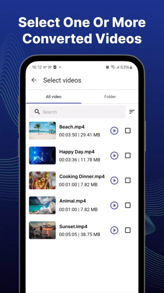 Screenshot di Video to MP3 Converter