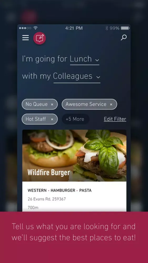 Zrzuty ekranu Eat List – smart food reviews