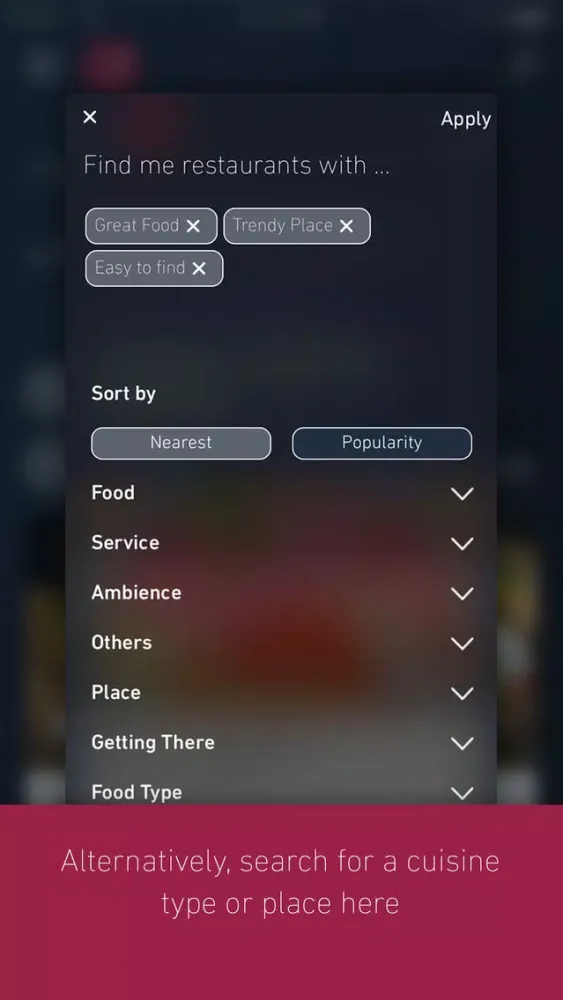 Zrzuty ekranu Eat List – smart food reviews