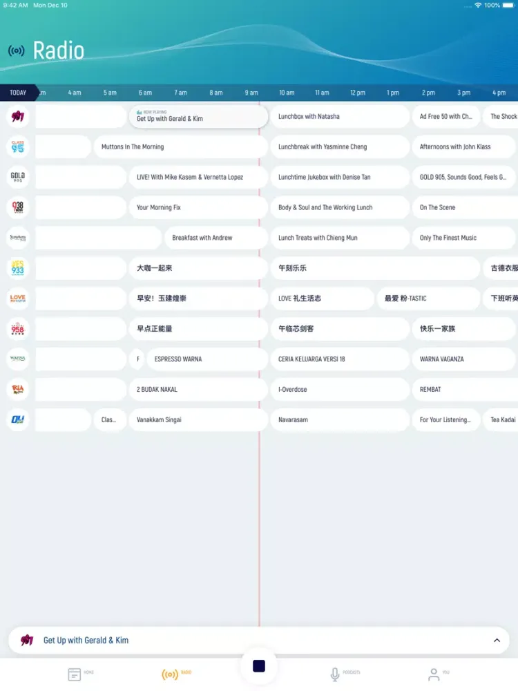meLISTEN Radio| Music| Podcast iPad 应用截图
