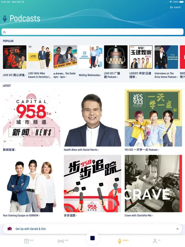 meLISTEN Radio| Music| Podcast iPad 应用截图