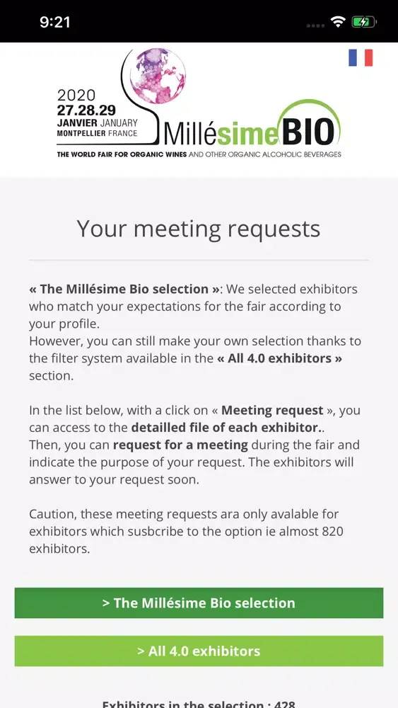 Rendez-vous Millésime Bio 2020应用截图
