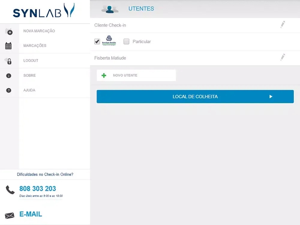 SYNLAB Portugal iPad  Ekran Görüntüleri
