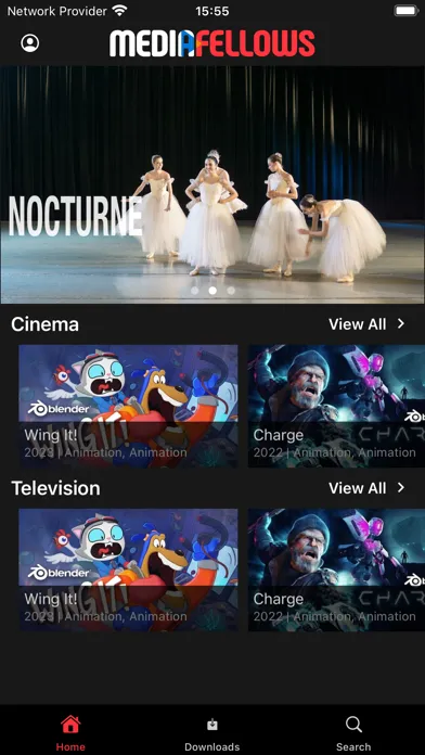 Capturas de tela do MediaStore Generic App