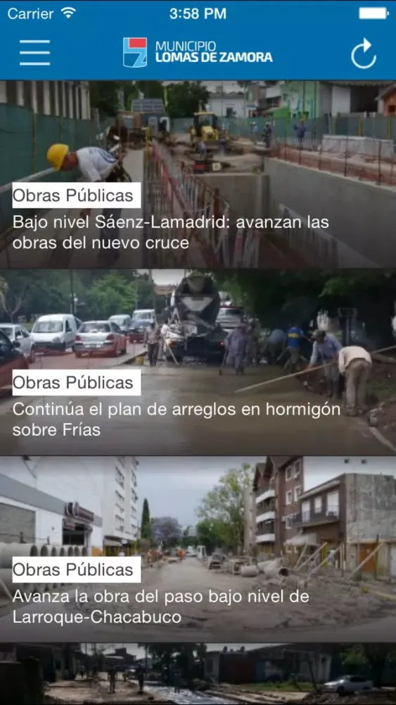 Capturas de tela do Municipio Lomas de Zamora