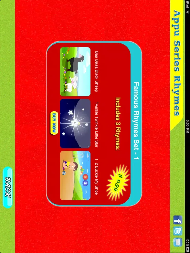 Capturas de pantalla de I Love Rhymes iPad 