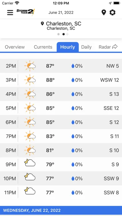 WCBD Weather Screenshots