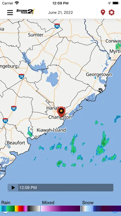 WCBD Weather Screenshots