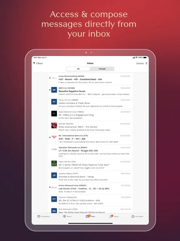تصاویر Polygon Jewelers iPad 