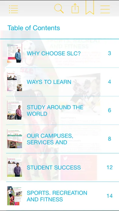 Tangkapan layar St. Lawrence College
