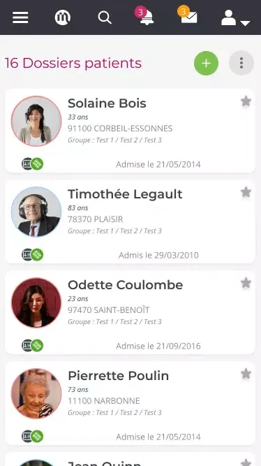 Captures d'écran de Mediateam
