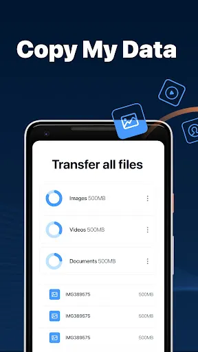 Copy My Data: Transfer Content Screenshots