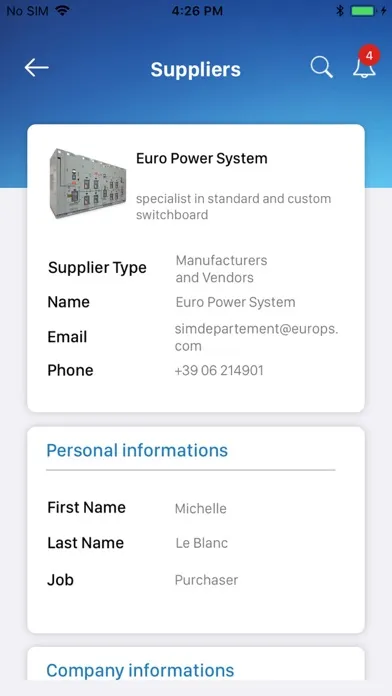 Capturas de pantalla de e-electricity