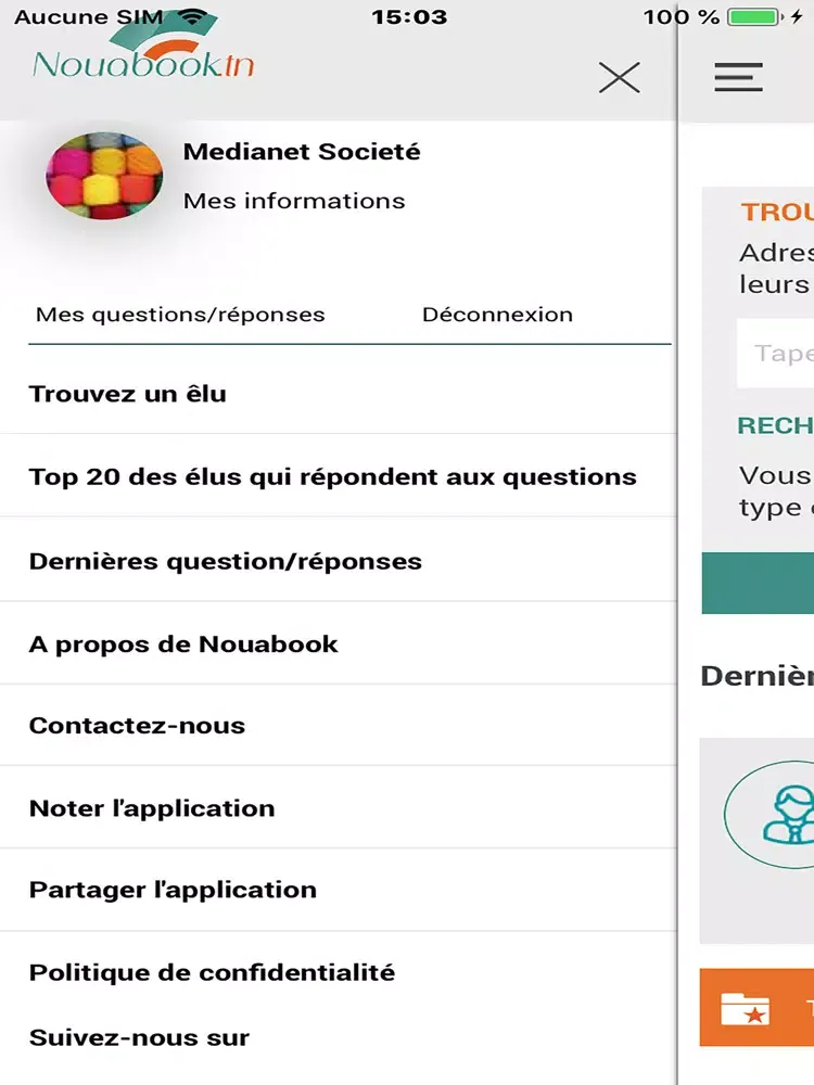 Nouabook iPad  Screenshots