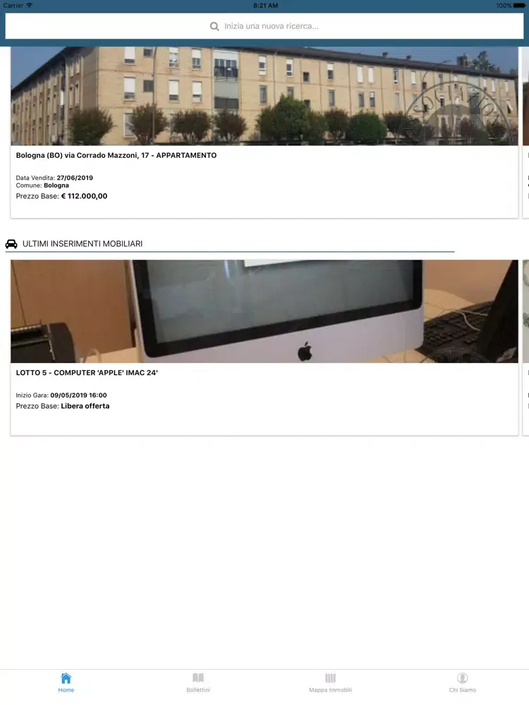 Captures d'écran de Ivg Bologna iPad 