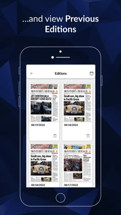 Screenshot di Monterey Herald eEdition