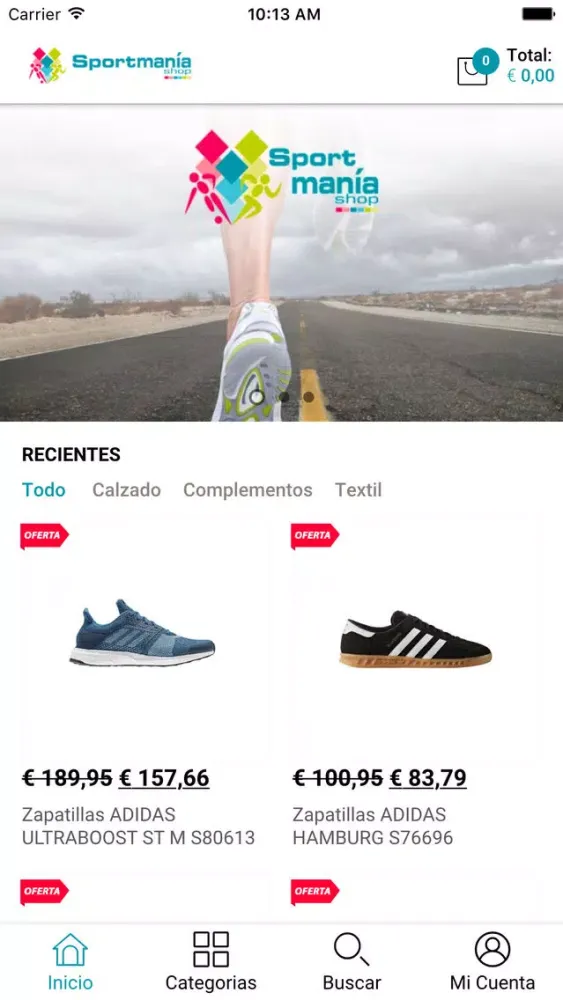 Capturas de pantalla de SportManiaShop