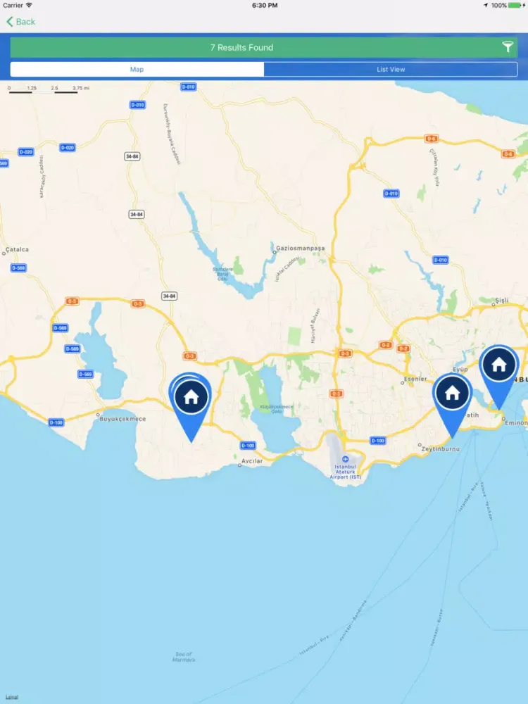 Tangkapan layar Ossul iPad 
