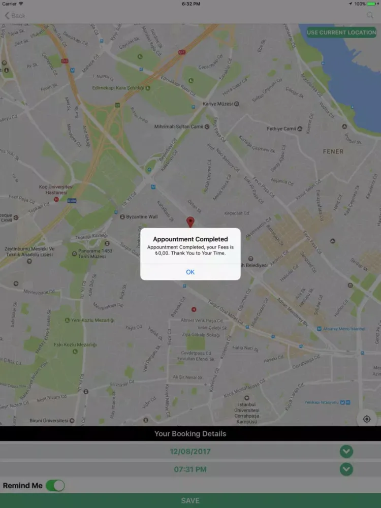 Tangkapan layar Ossul iPad 