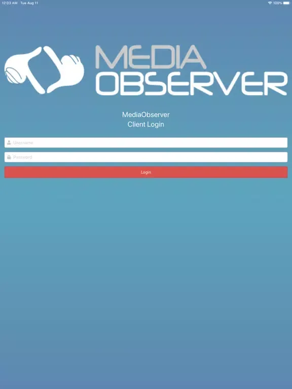 Tangkapan skrin Media Observer iPad 