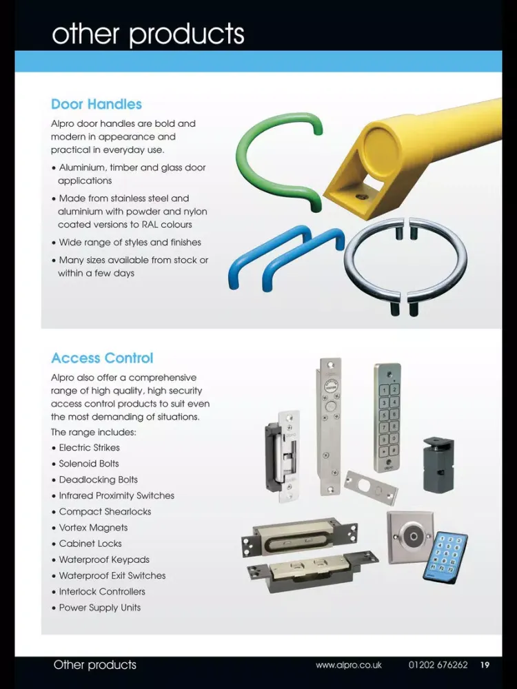 Скриншоты Alpro Architectural Hardware iPad 