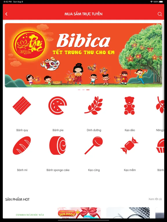 Capturas de tela do Bibica iPad 