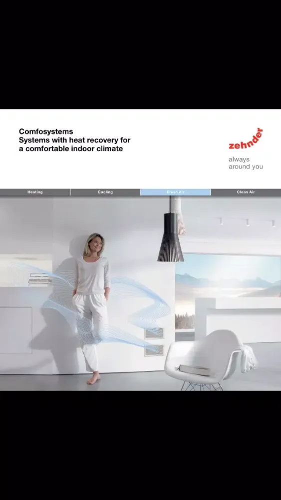 Capturas de pantalla de Zehnder Comfosystems