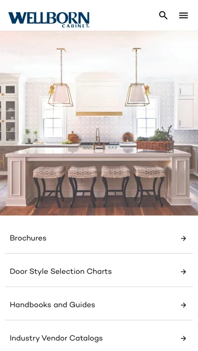 Capturas de pantalla de Wellborn Cabinet Inc Brochures