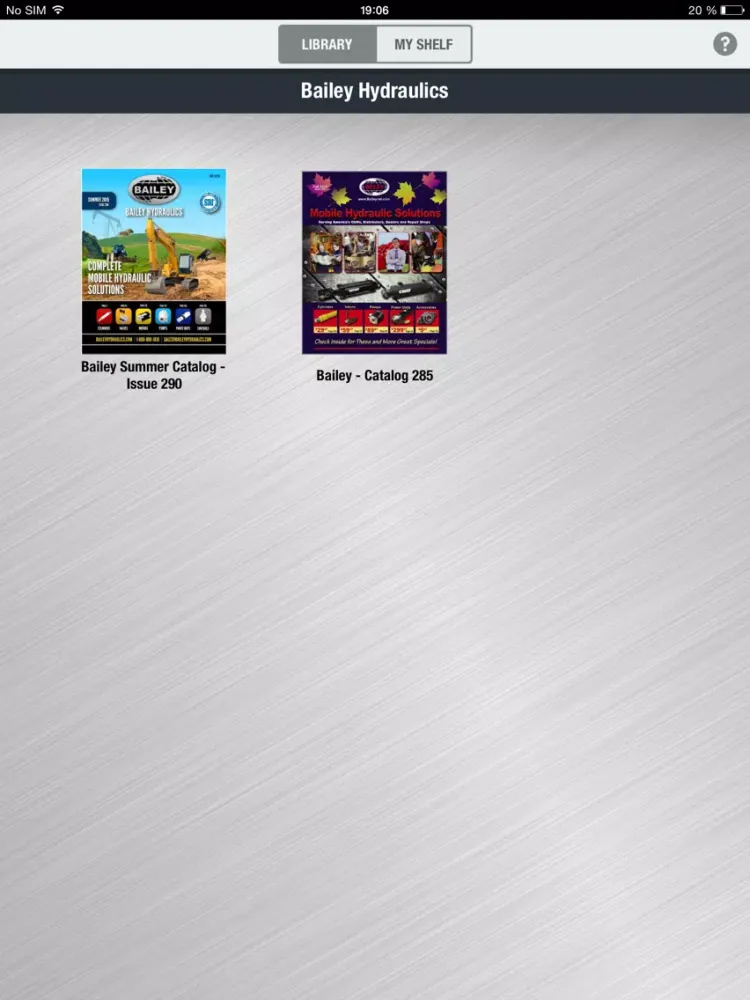 Bailey Hydraulics iPad 应用截图