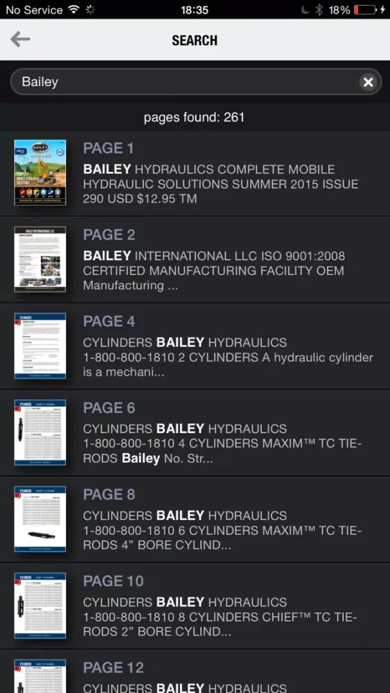 Bailey Hydraulics应用截图