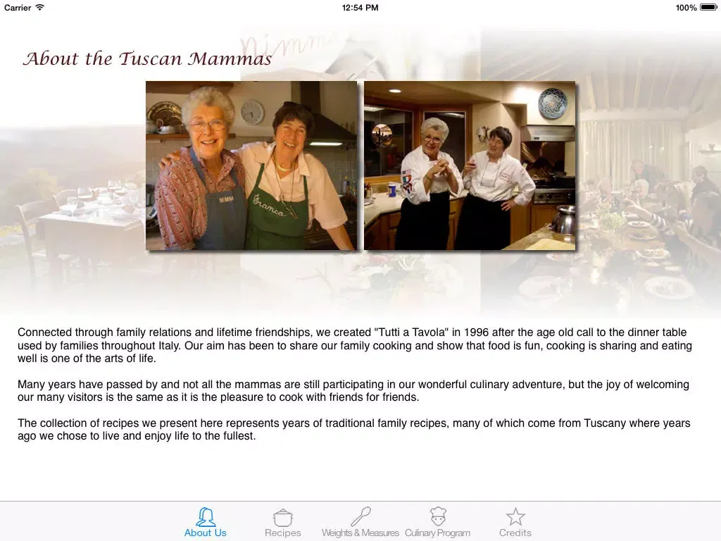 The Mammas iPad  Screenshots