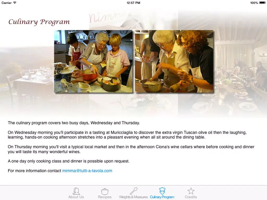 The Mammas iPad  Screenshots
