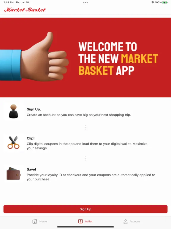 Market Basket Grocery iPad  Screenshots