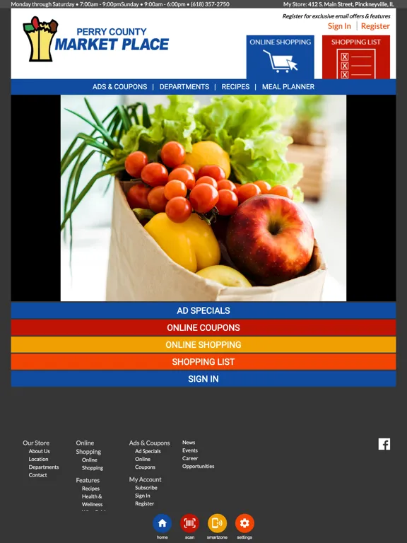 Perry County Market iPad  स्क्रीनशॉट