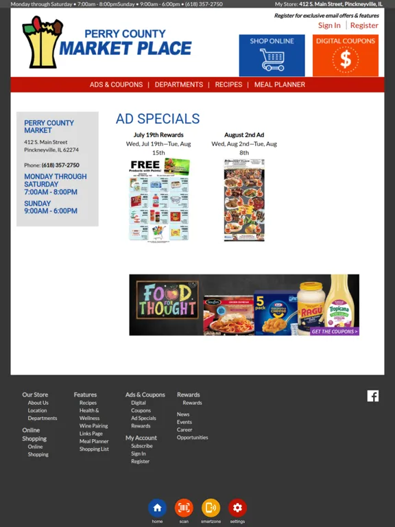 Perry County Market iPad  स्क्रीनशॉट