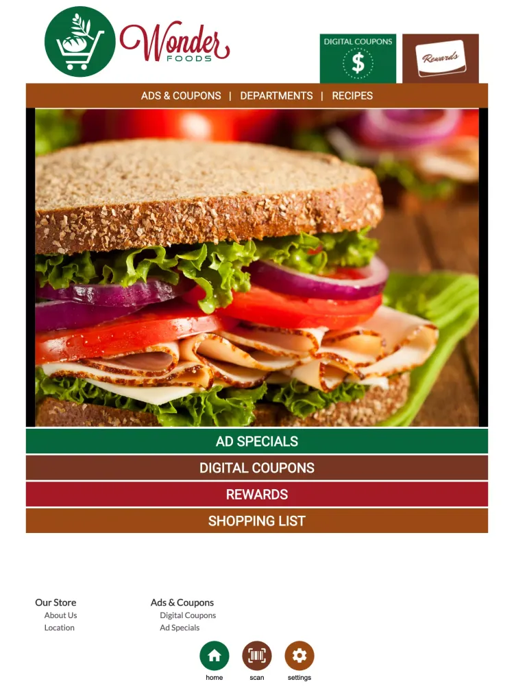 Captures d'écran de Wonder Foods