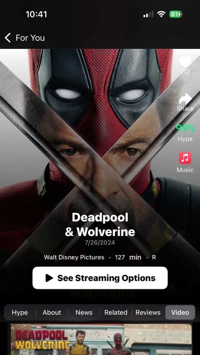 Ảnh chụp màn hình của Movies Now! Watch At Home Apps